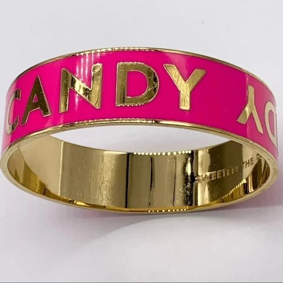 Kate Spade Arm Candy Hot Pink Idiom Bangle - Picture 3 of 7